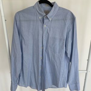 JCREW factory blue button down